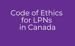 Code of Ethics for LPNs in Canada