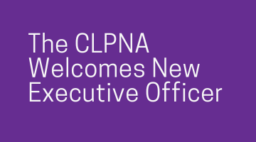 The CLPNA Welcomes New Executive Officer